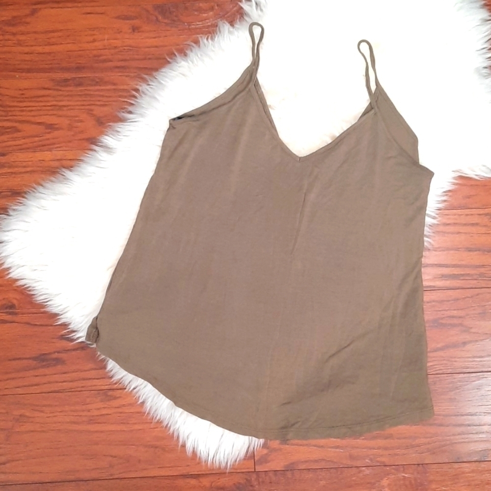 Forever 21 V neck Basic Soft Tank Top